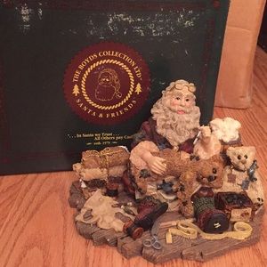boyds bears santa figurines